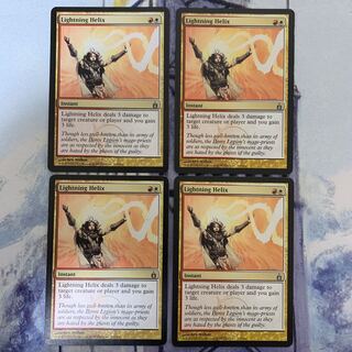 稲妻のらせん　英語　4枚