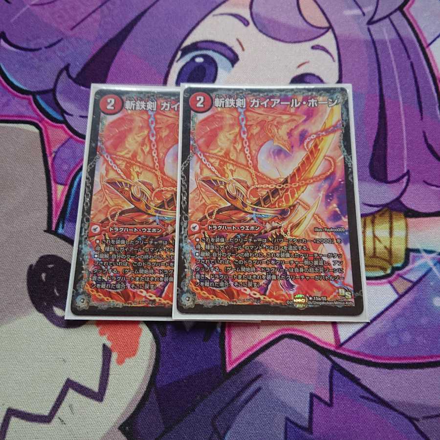 斬鉄剣 ガイアール・ホーン|熱血龍 ザンテツビッグ・ホーン(通常) 2枚