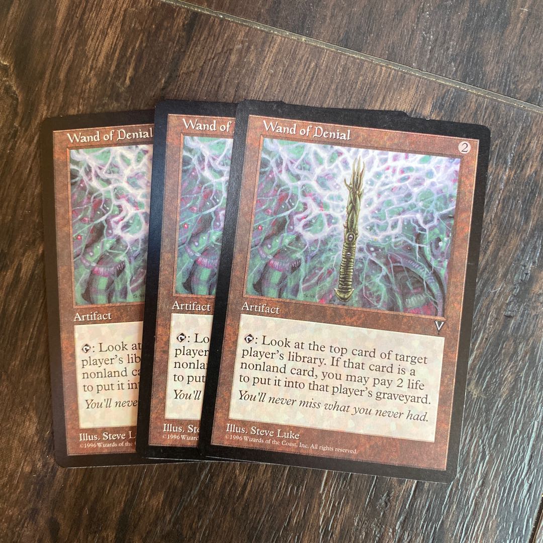 Mtg Wand Of Denial 否定のワンド 3枚セット Cの通販 キルア Magi トレカ専用フリマアプリ