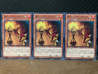 【ぽぽたん】遊戯王 9991 番犬-ウォッチドッグ 3枚 ノーマル