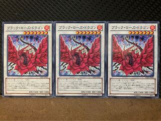 【ぽぽたん】遊戯王 10020 ブラック・ローズ・ドラゴン 3枚 ノーマル