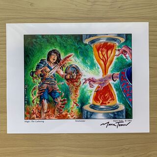 Time Walk/MTG直筆サイン入りアートプリント 直筆サイン入りアートプリント MTG Time Walk 複製原画 - メルカリ