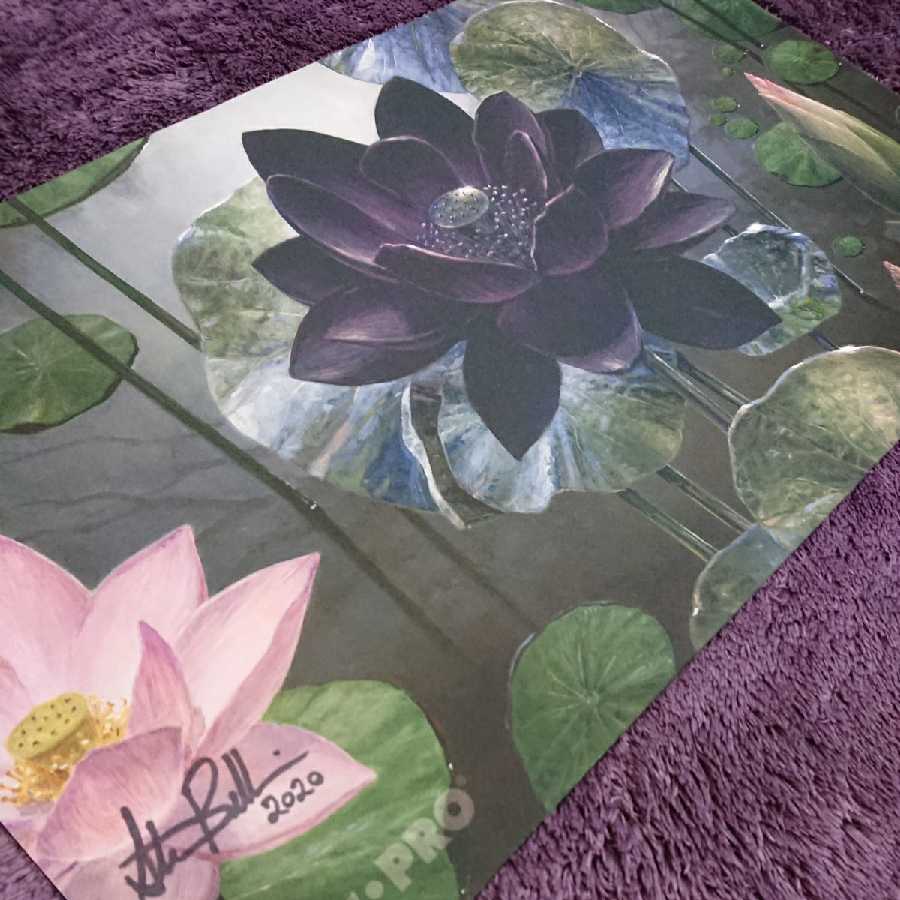 《Black Lotus》Steven Belledinサイン入りプレイマット