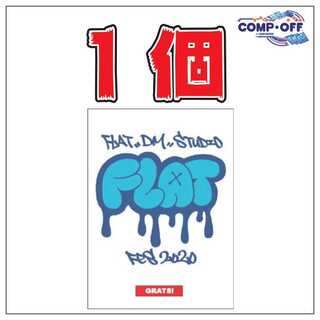 ⑥【1種】FLAT青 工房祭スリーブ　GRATS!×flat-工房