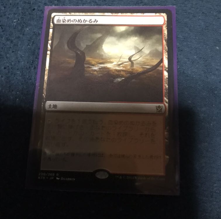 血染めのぬかるみ