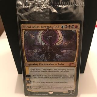 secret lair 龍神、ニコル・ボーラス　灯争大戦　PW ステンドグラス