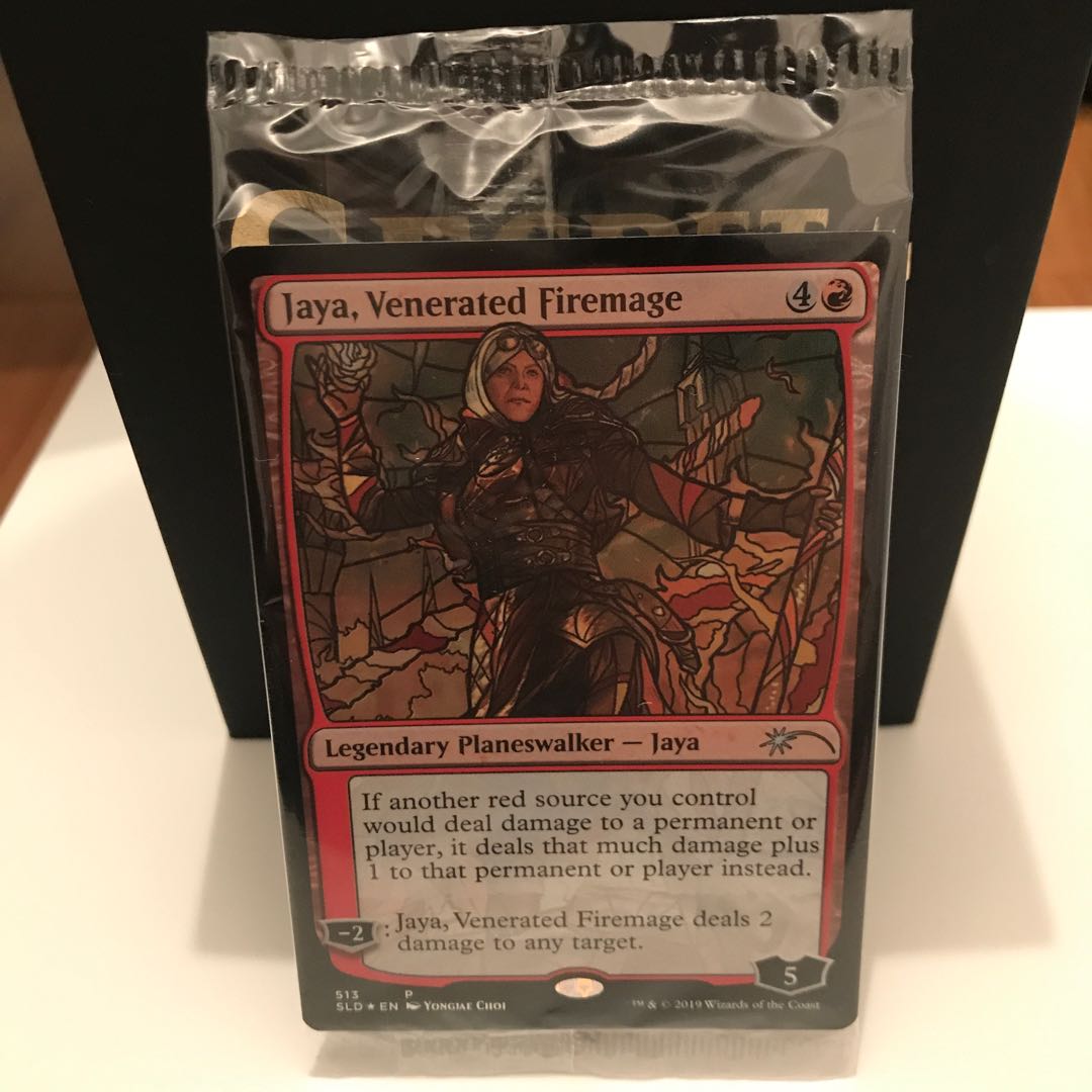 secret lair 敬慕される炎魔道士、ヤヤ 灯争大戦 ステンドグラス PW