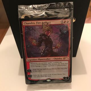 secret lair 炎の職工、チャンドラ 灯争大戦　PW ステンドグラス