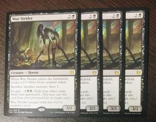 MTG Woe Strider THB English 4-card