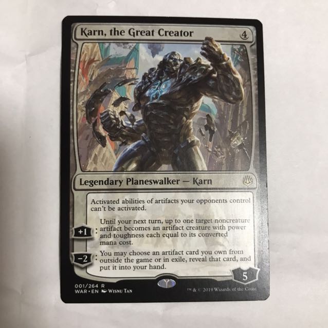 MTG 大いなる創造者、カーン/英語 WAR