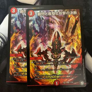 瞬閃と疾駆と双撃の決断