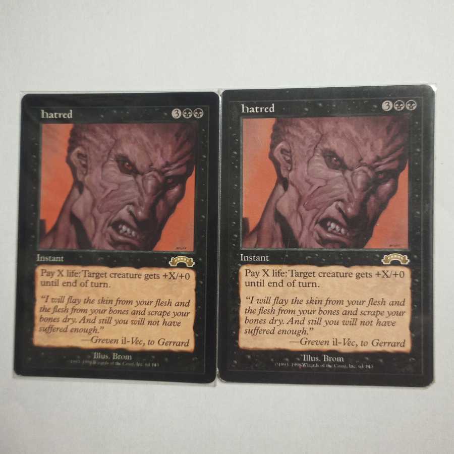 MTG　大修道士、エリシュ・ノーン　1枚、憎悪　2枚セット