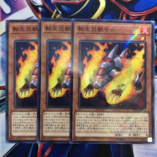 転生炎獣モル ノーマルパラレルレア 3枚