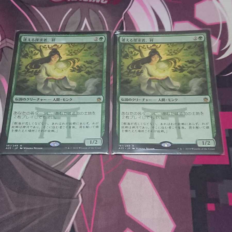 迷える探求者、梓 2枚