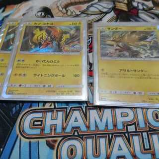 カプコケコ ２枚 サンダー