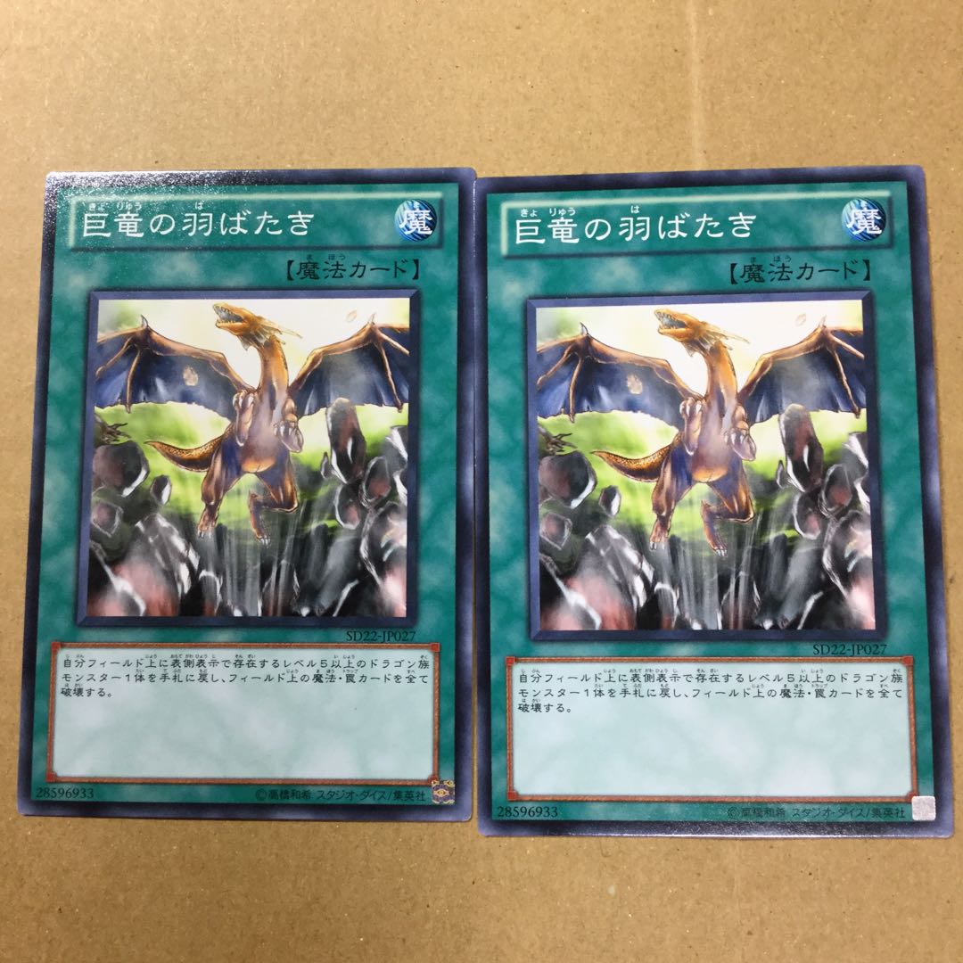 巨竜の羽ばたき　２枚