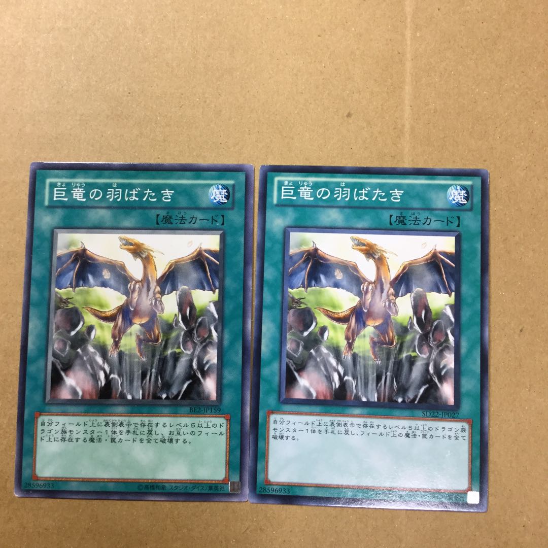 巨竜の羽ばたき　２枚