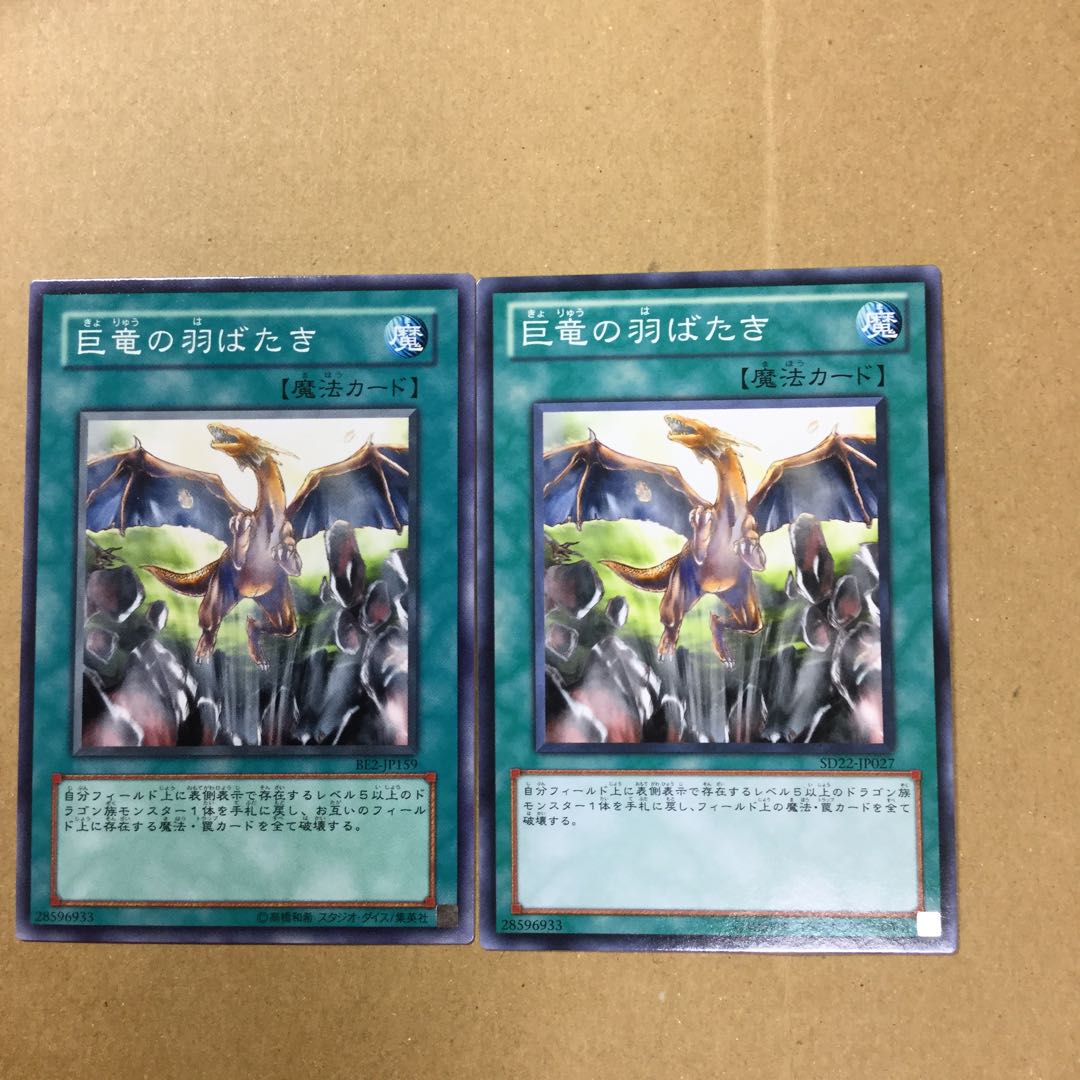 巨竜の羽ばたき　２枚