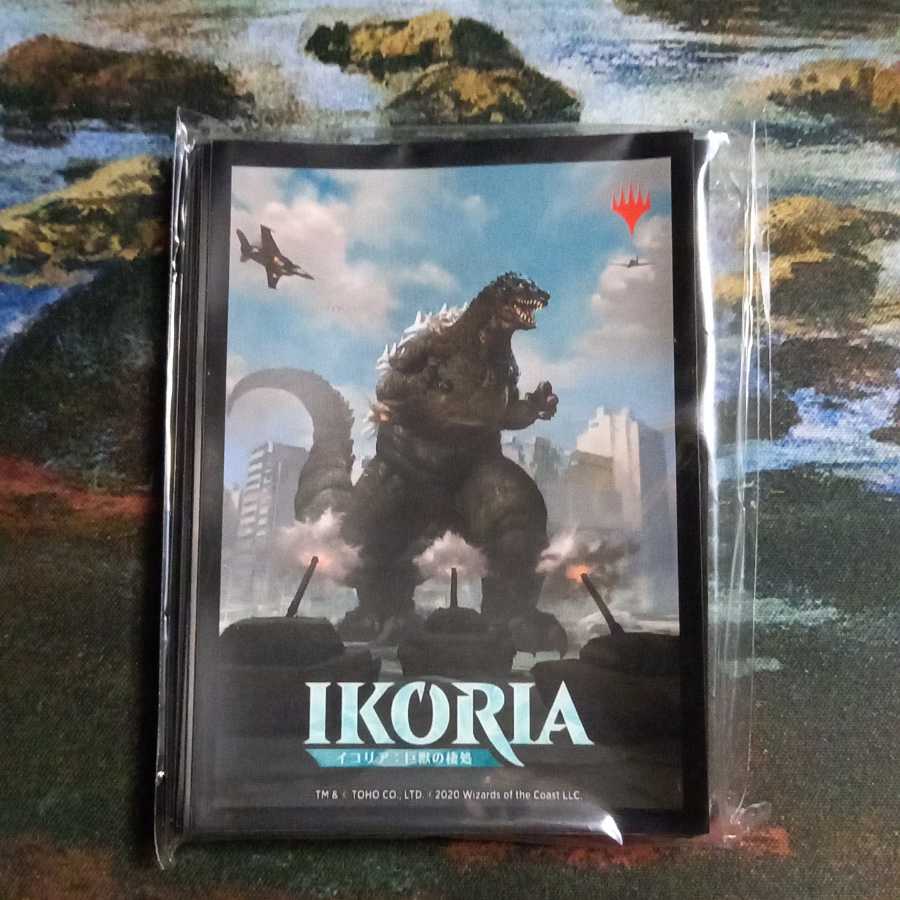 未開封品　イコリア：巨獣の棲処　BOX購入特典スリーブ「ゴジラ」40枚入