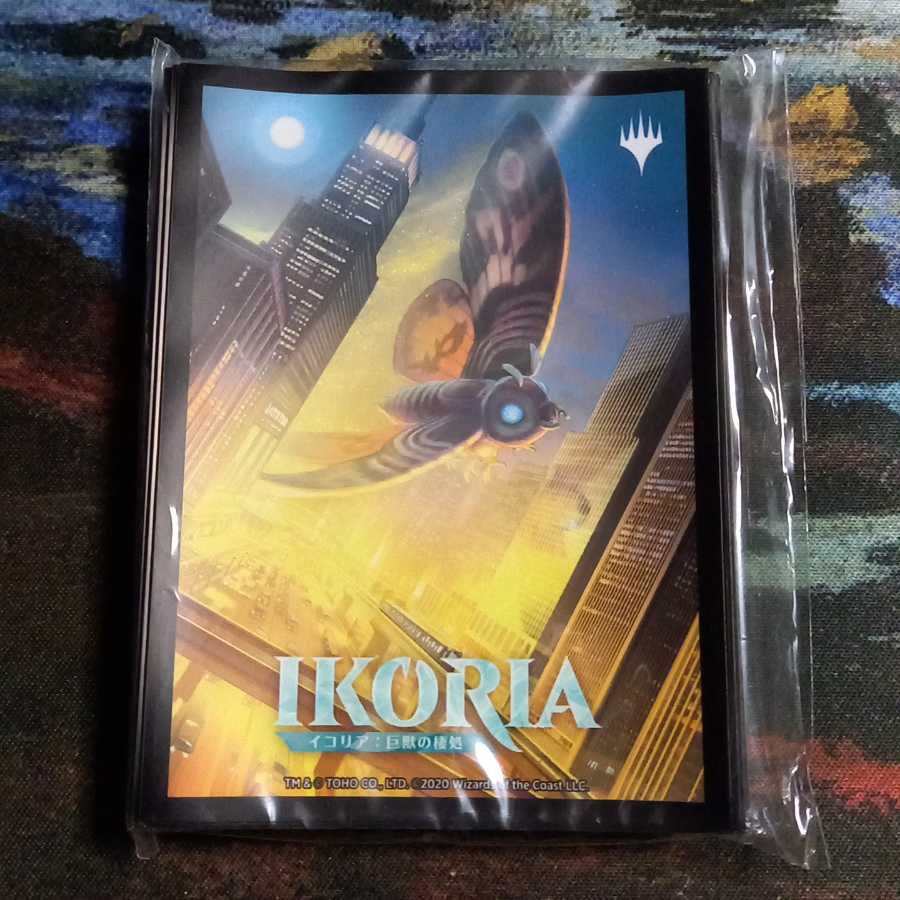未開封品　イコリア：巨獣の棲処 BOX購入特典スリーブ「モスラ」40枚入