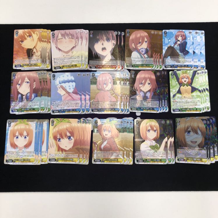 五等分の花嫁 ノーマル・レア コンプリートセット PRカード付