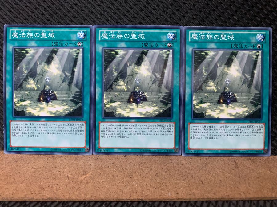 【ぽぽたん】遊戯王 6602 魔法族の聖域  3枚 ノーマル