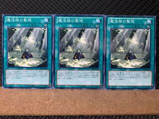 【ぽぽたん】遊戯王 6602 魔法族の聖域  3枚 ノーマル