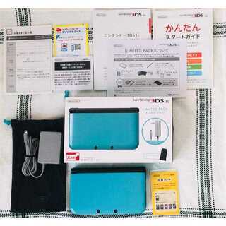 ニンテンドー3DS LL リミテッドパック ターコイズ×ブラック