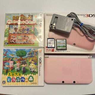 Nintendo 3DS LL どうぶつの森カセット3種付