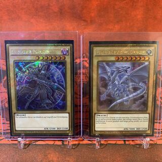 【ケースで発送！】遊戯王 ドイツ版 ブラックマジシャン&青眼の白龍 ゴルシク
