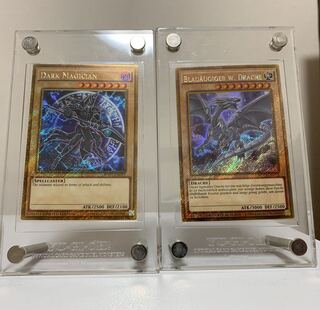 青眼の白龍　ブラックマジシャン　ドイツ語　ゴールドシークレットレア　セット