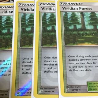 トキワの森 リバースホロ 英語版 4枚