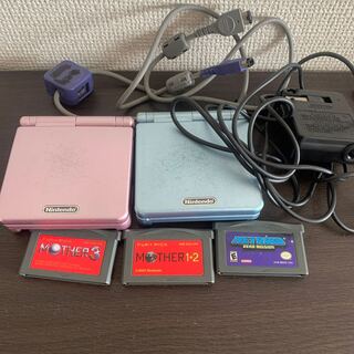 ゲームボーイアドバンスSP 本体 2つ　mother 1+2 mother3＋α