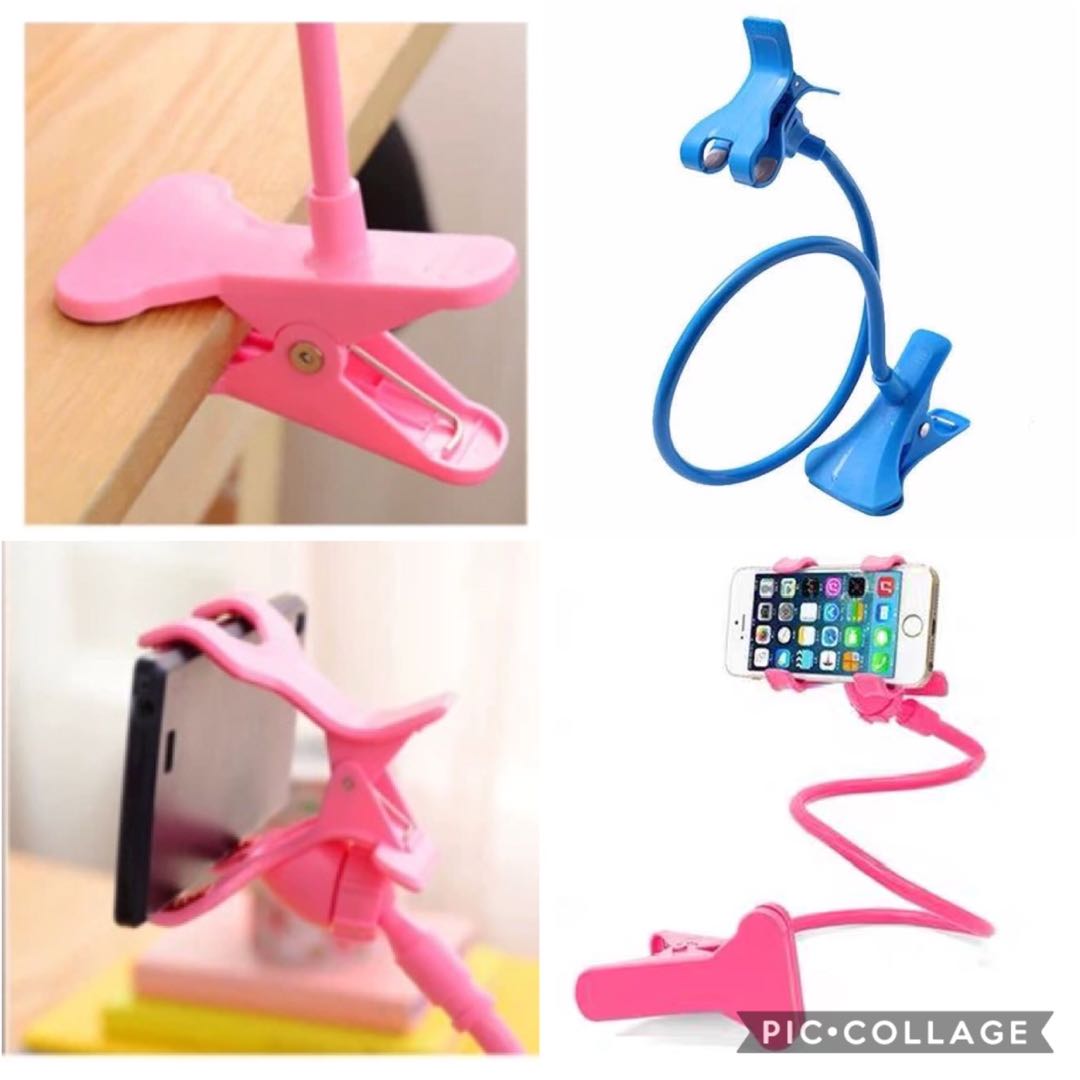 スマホ用 フレキシブルアーム スタンド フレキシブルスマホホルダー クリップ式
