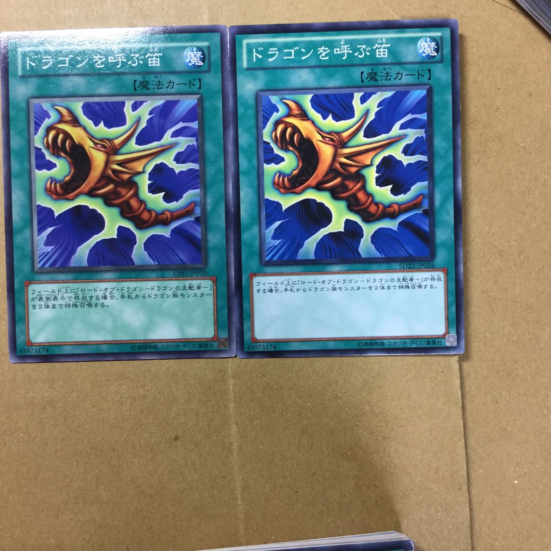 ドラゴンを呼ぶ笛　２枚