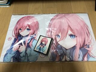 五等分の花嫁 三玖 スリーブ プレイマット セット 五等分の花嫁 三玖 スリーブ プレイマット セット