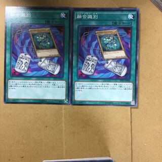 融合識別　２枚