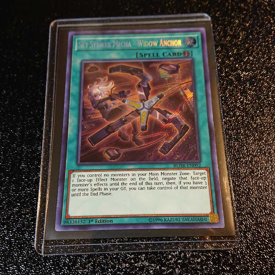 閃刀機ウィドウアンカー 英語版 シークレットレア