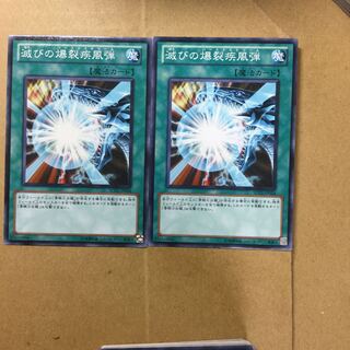 滅びの爆裂疾風弾　２枚