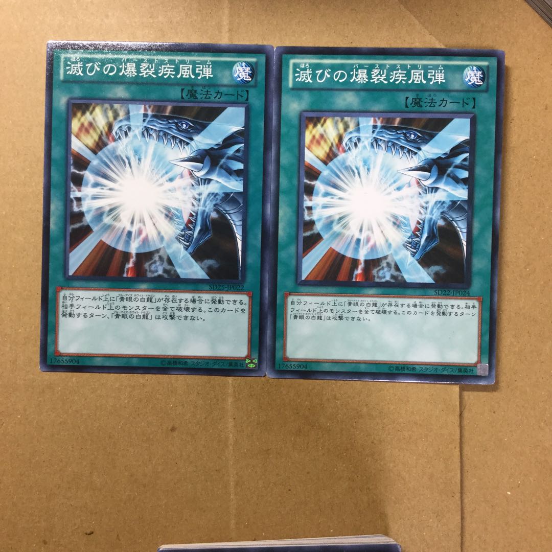 滅びの爆裂疾風弾　２枚