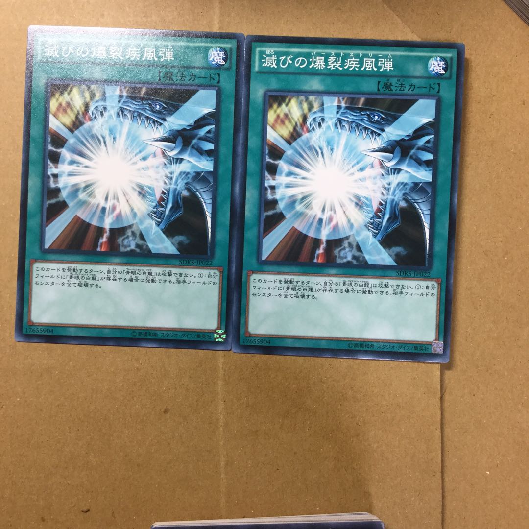 滅びの爆裂疾風弾　２枚