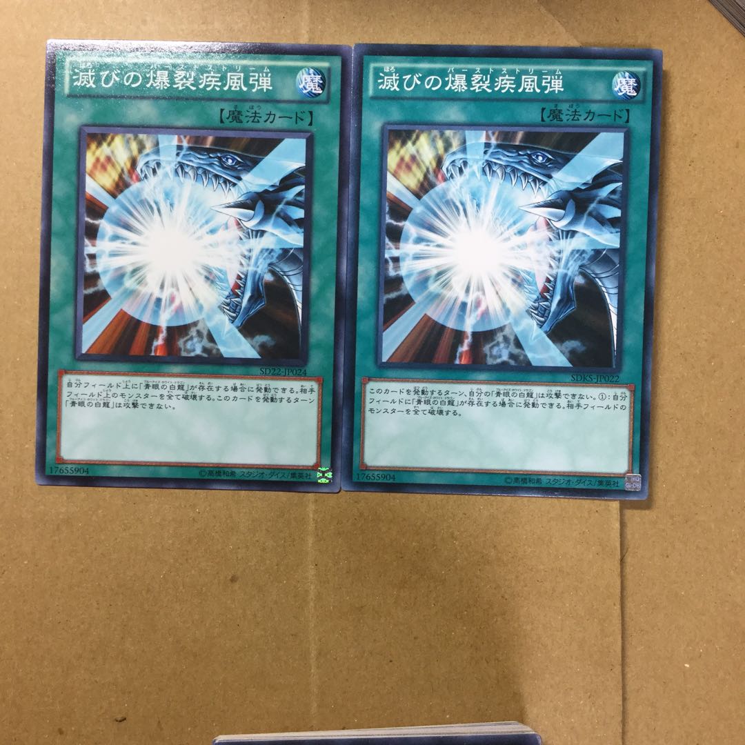 滅びの爆裂疾風弾　２枚