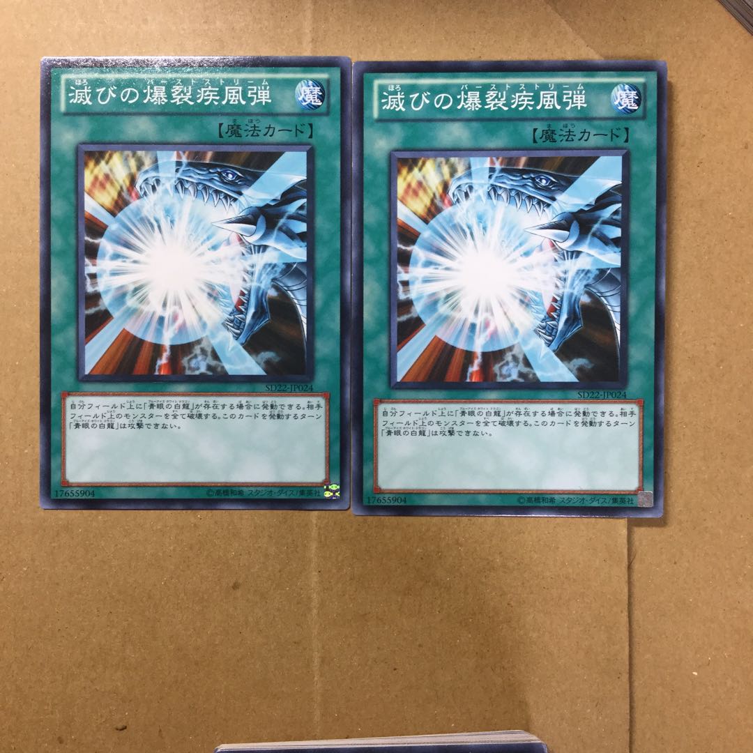 滅びの爆裂疾風弾　２枚