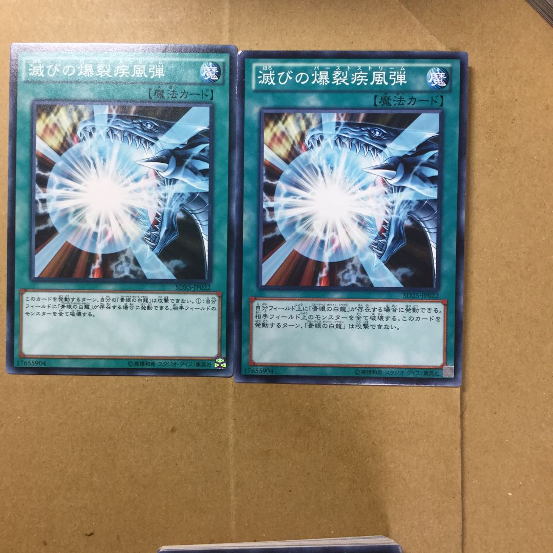 滅びの爆裂疾風弾　２枚