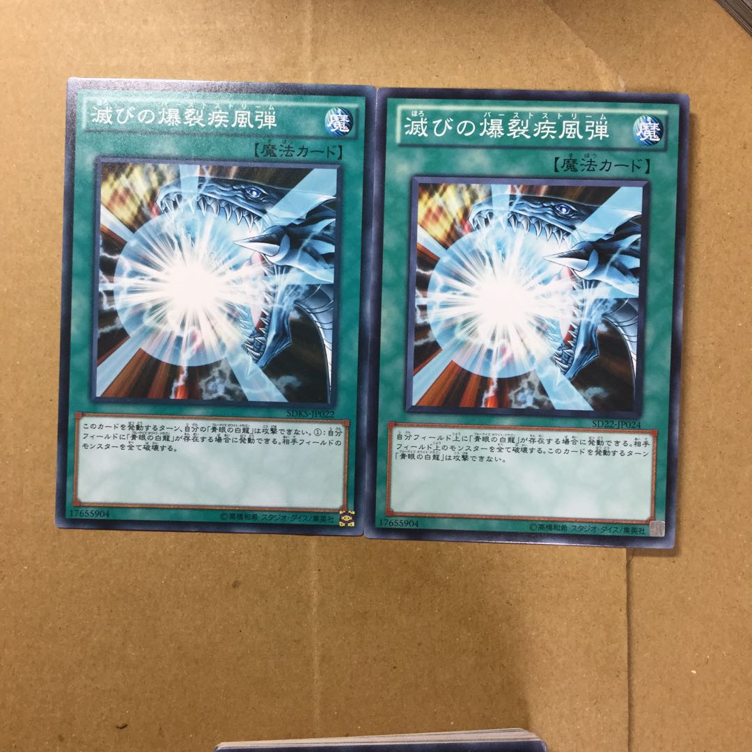 滅びの爆裂疾風弾　２枚