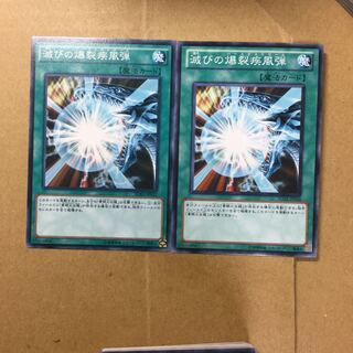 滅びの爆裂疾風弾　２枚