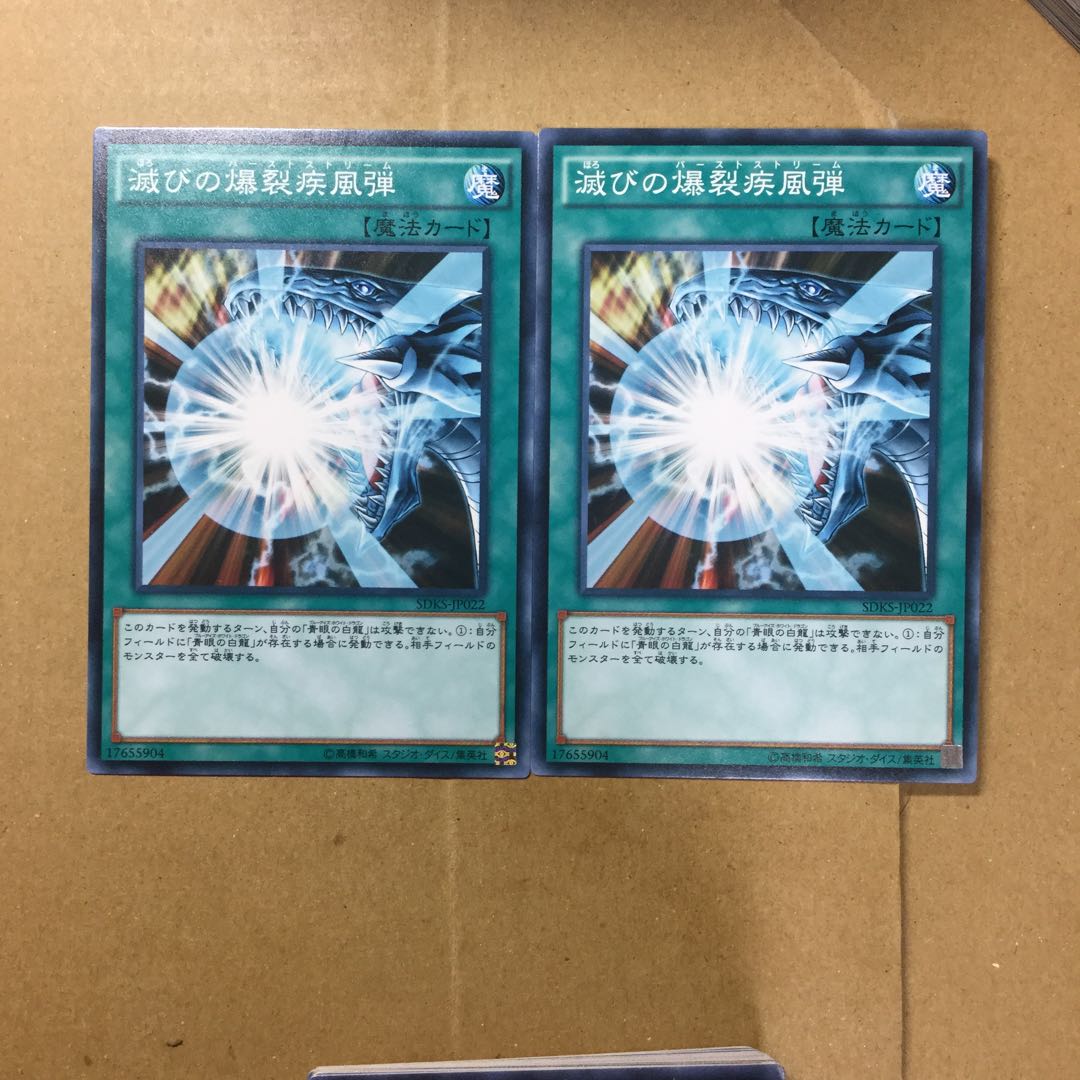 滅びの爆裂疾風弾　２枚