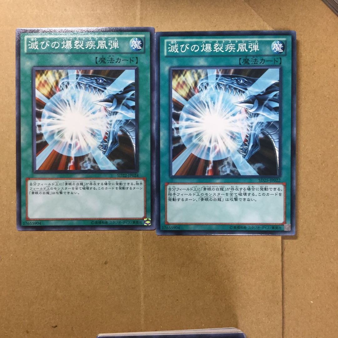 滅びの爆裂疾風弾　２枚