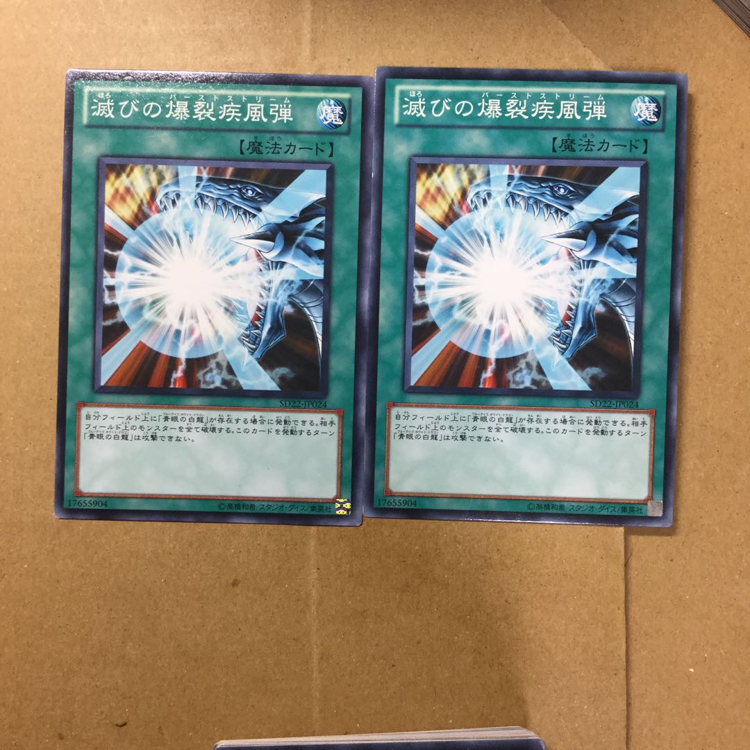 滅びの爆裂疾風弾　２枚