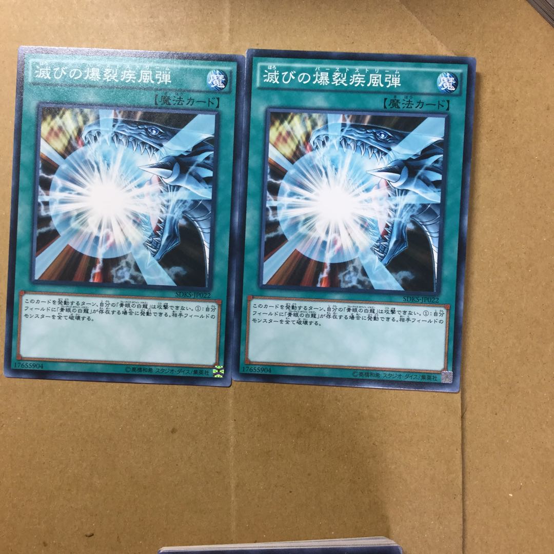 滅びの爆裂疾風弾　２枚